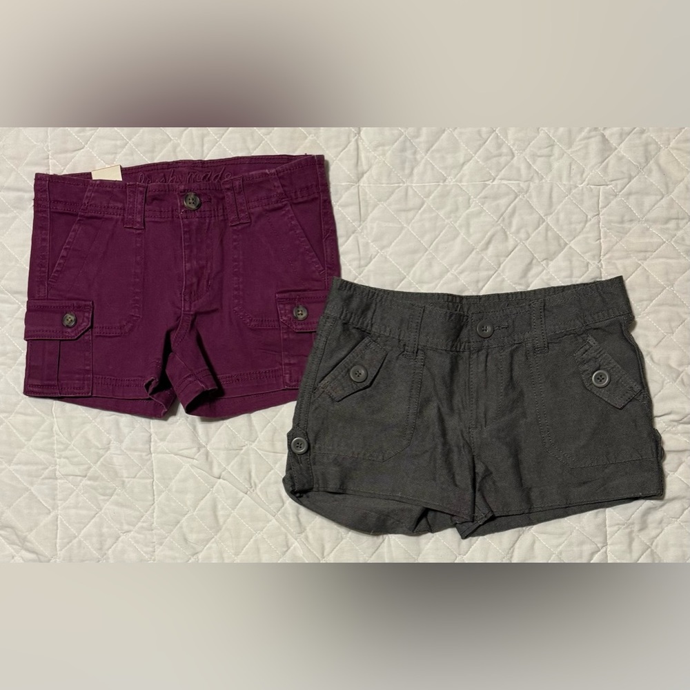 2 NWT Joe Fresh shorts girls size 8